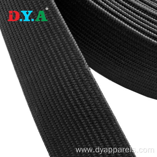 Black High Elasticity Knitted elastic band